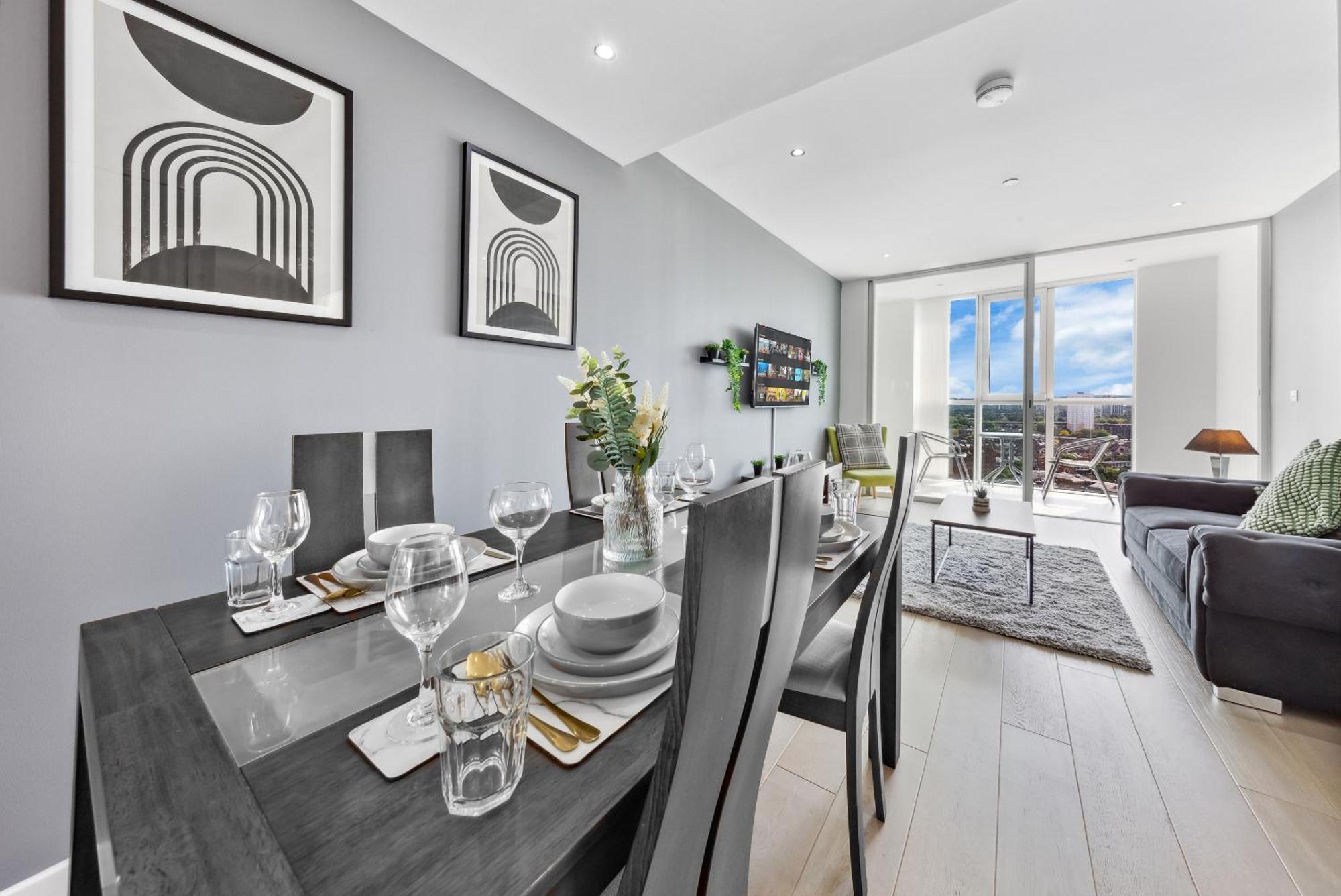 Bed & Breakfast Sky Scraper Luxury 1br Roof Terrace And Gym