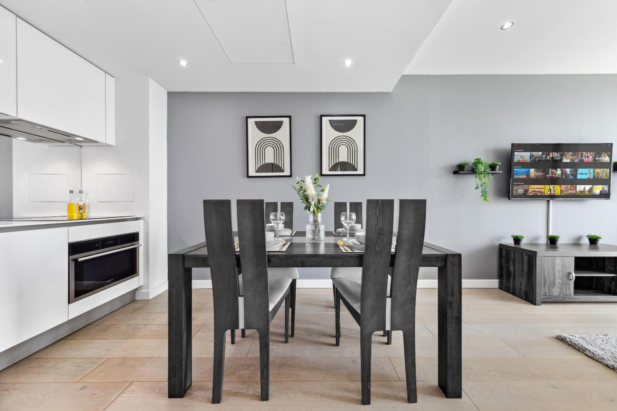 Sky Scraper Luxury 1br Roof Terrace And Gym Bed & Breakfast London